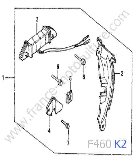 HONDA - F460K2 : Bobine eclairage