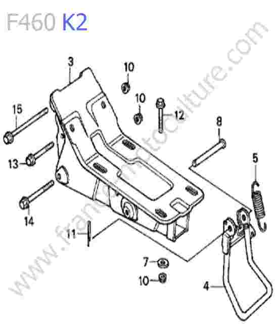 HONDA - F460K2 : Chassis