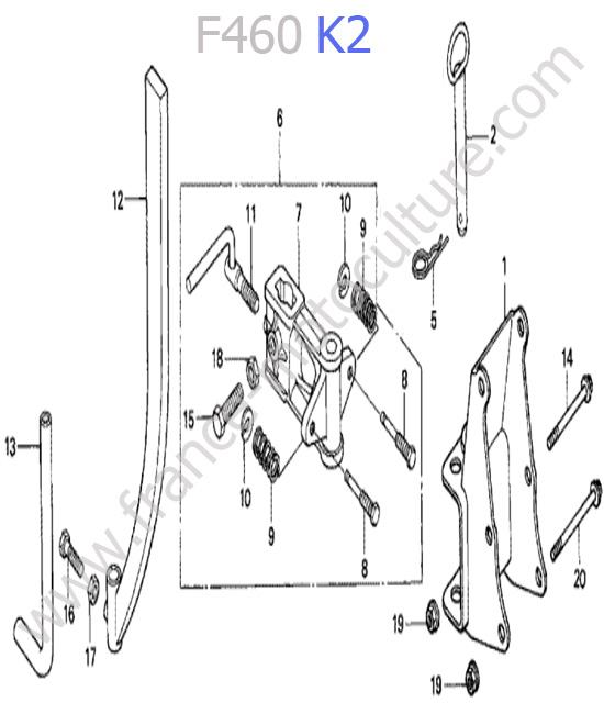 Attelage HONDA F460K2