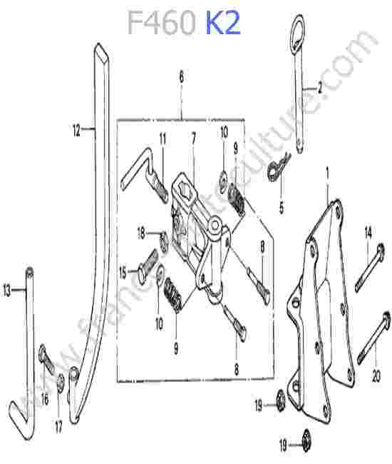 HONDA - F460K2 : Attelage