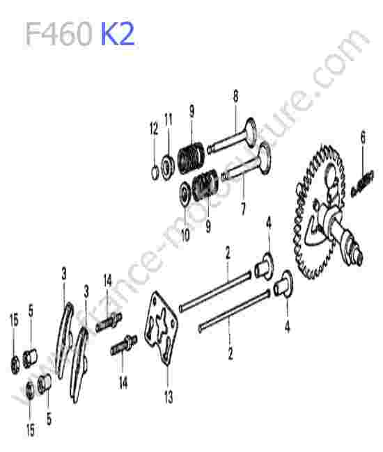 HONDA - F460K2 : Arbre à cames