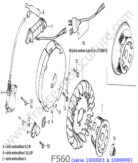 Allumage HONDA F560-1
