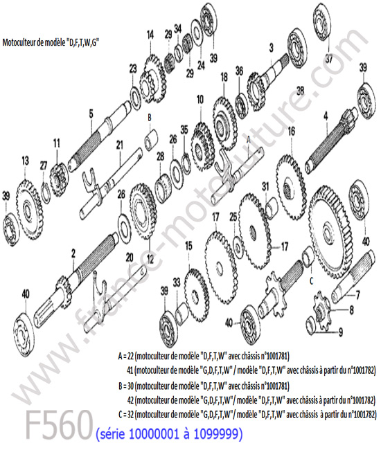 Transmission 2 HONDA F560-1