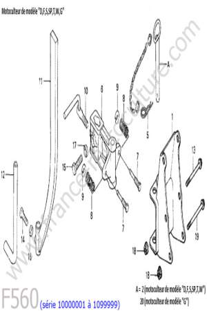 HONDA - F560-1 : Attelage