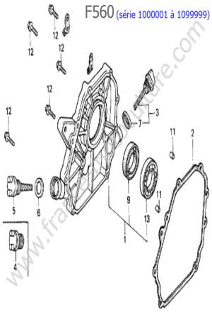 HONDA - F560-1 : Carter inferieur