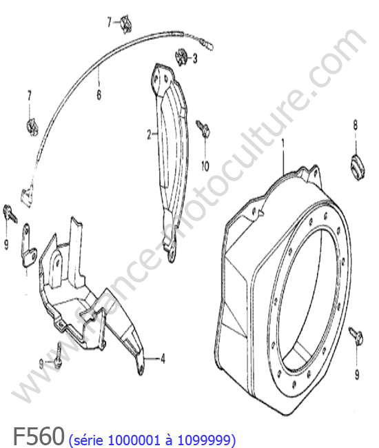 Carter lanceur HONDA F560-1