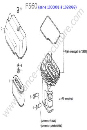 HONDA - F560-1 : Filtre air