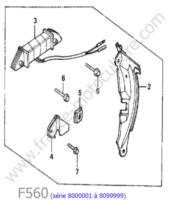 Bobine lampe HONDA F560-2