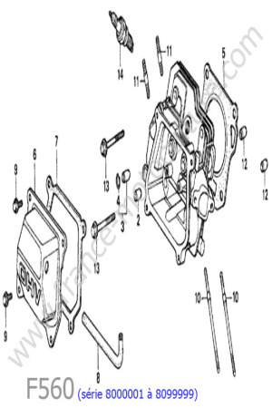 HONDA - F560-2 : Culasse