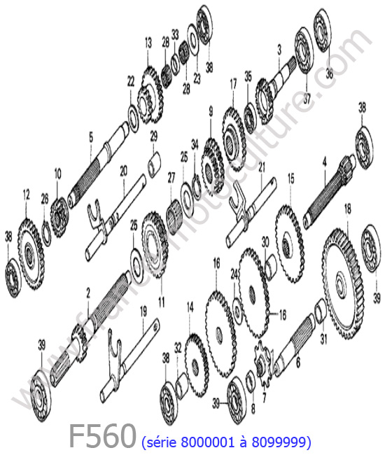 Transmission HONDA F560-2