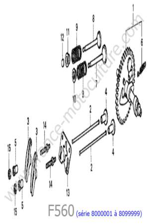 HONDA - F560-2 : Arbre cames