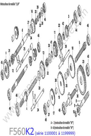 HONDA - F560K2-1 : Transmission 1