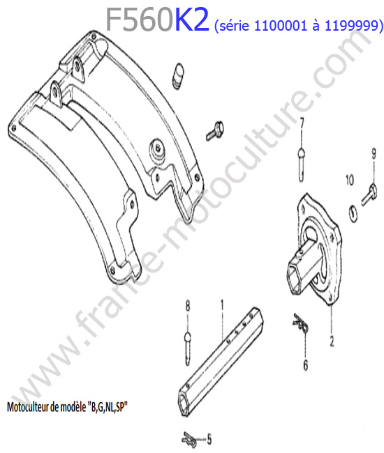 Garde-boue 2 HONDA F560K2-1