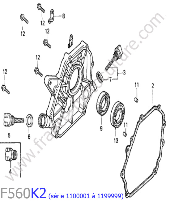 Carter inferieur HONDA F560K2-1
