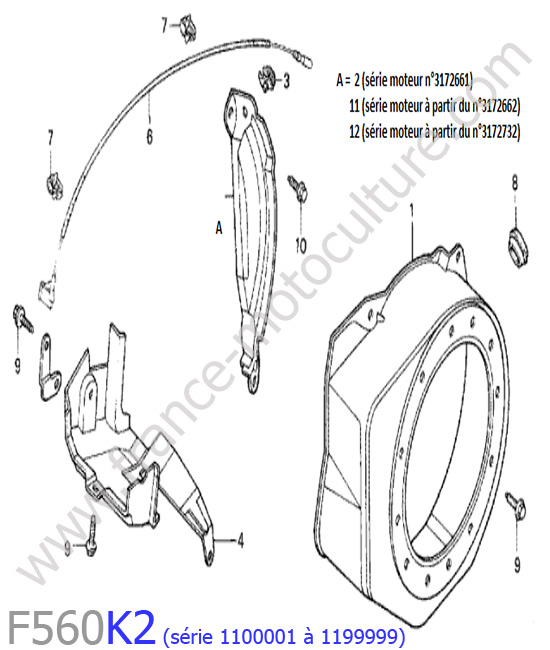 Carter lanceur HONDA F560K2-1