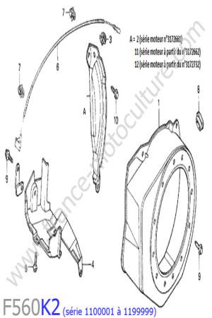 HONDA - F560K2-1 : Carter lanceur