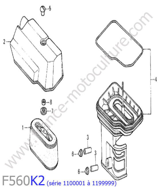 Filtre air HONDA F560K2-1
