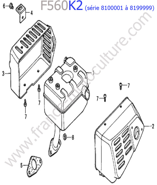 Echappement HONDA F560K2-2