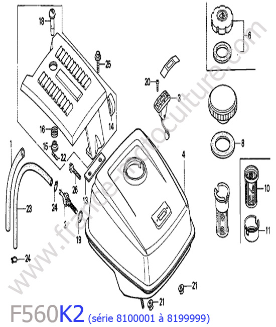 Reservoir HONDA F560K2-2
