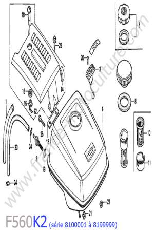 HONDA - F560K2-2 : Reservoir