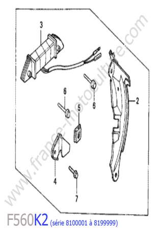 HONDA - F560K2-2 : Bobine lampe