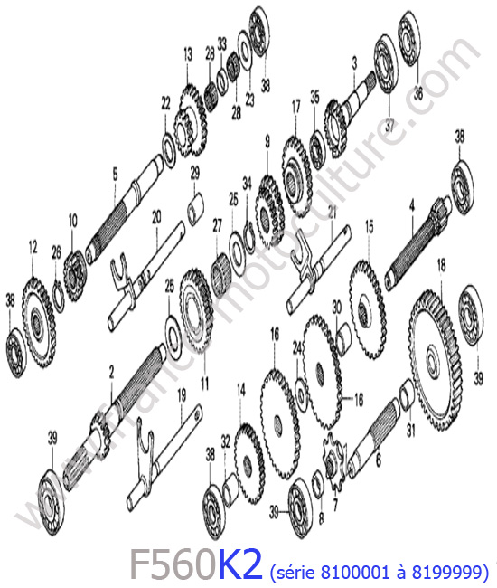 Transmission HONDA F560K2-2