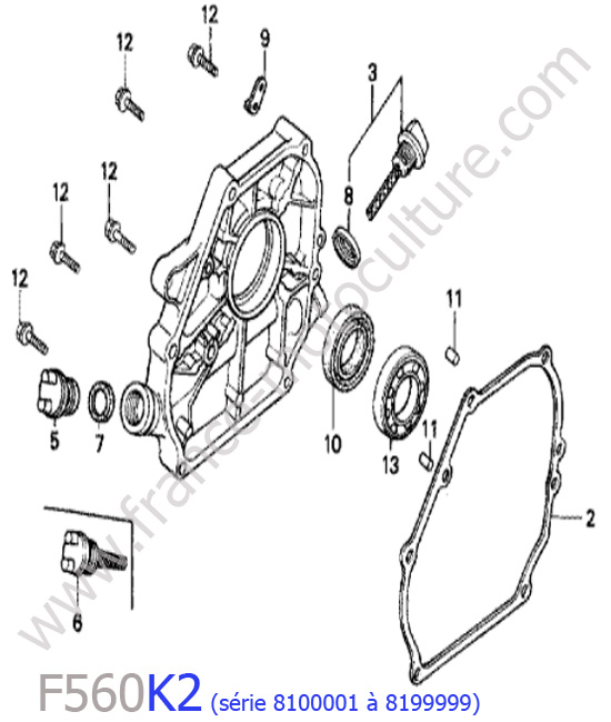 Carter inferieur HONDA F560K2-2