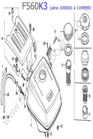 HONDA - F560K3-1 : Reservoir