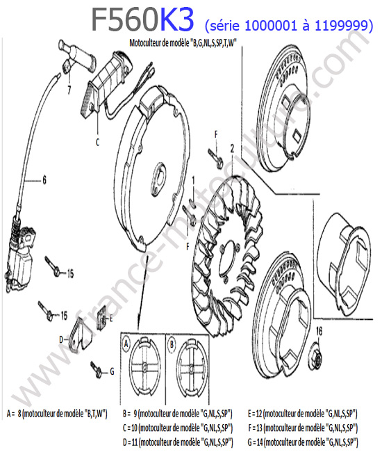 Allumage HONDA F560K3-1