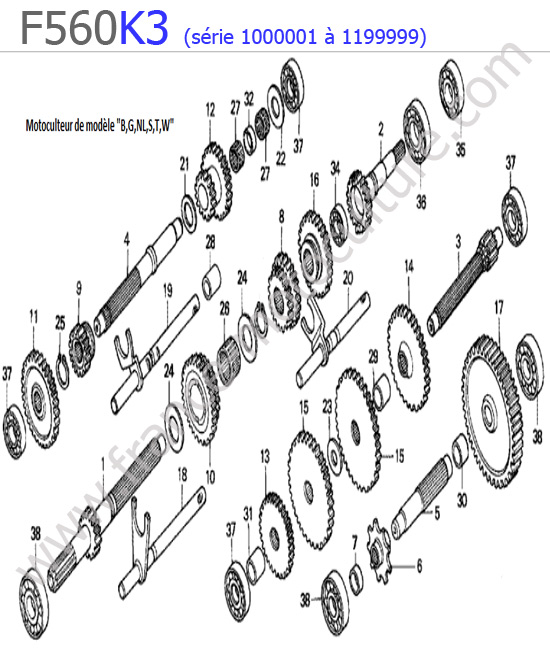 Transmission 2 HONDA F560K3-1