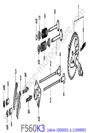HONDA - F560K3-1 : Arbre cames