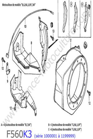 HONDA - F560K3-1 : Carter lanceur
