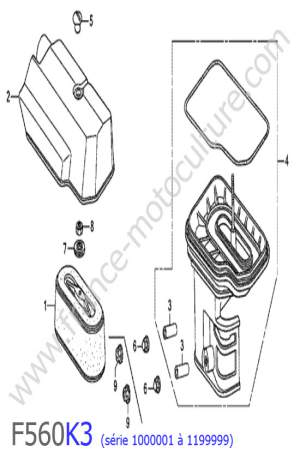 HONDA - F560K3-1 : Filtre air