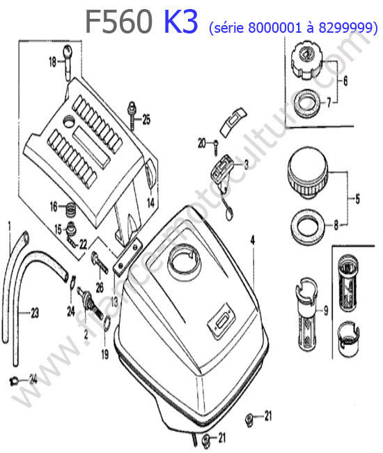 Reservoir HONDA F560K3-2