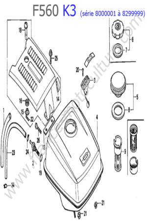 HONDA - F560K3-2 : Reservoir