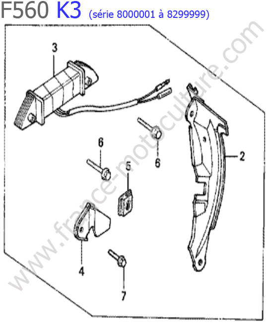 Bobine lampe HONDA F560K3-2