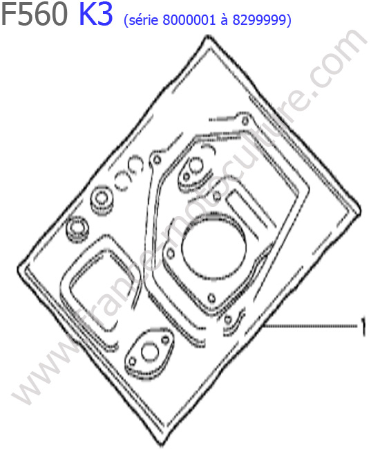 Pochette joints HONDA F560K3-2