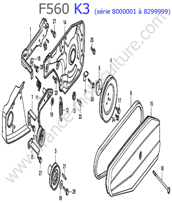 Carter / Courroie HONDA F560K3-2
