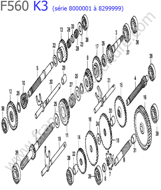 Transmission HONDA F560K3-2