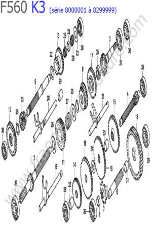 HONDA - F560K3-2 : Transmission