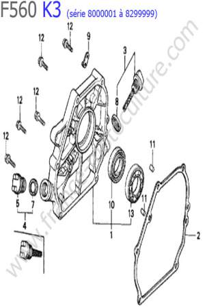 HONDA - F560K3-2 : Carter inferieur