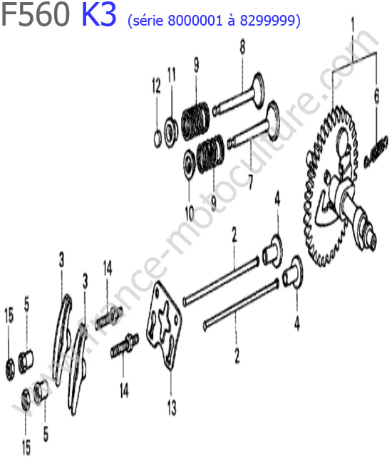 Arbre cames HONDA F560K3-2