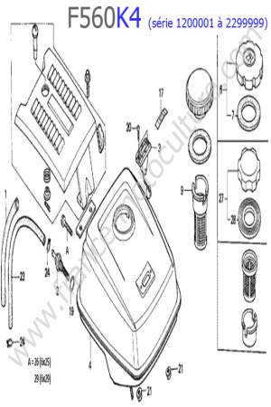 HONDA - F560K4-1 : Reservoir