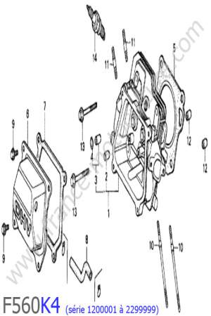 HONDA - F560K4-1 : Culasse