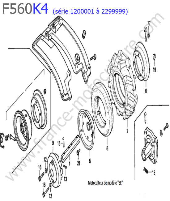 Garde-boue 2 HONDA F560K4-1