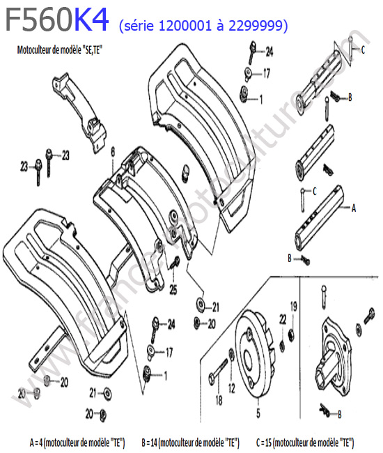 Garde-boue 4 HONDA F560K4-1