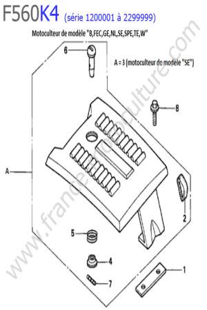 HONDA - F560K4-1 : Carter superieur