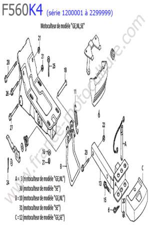 HONDA - F560K4-1 : Chassis 1