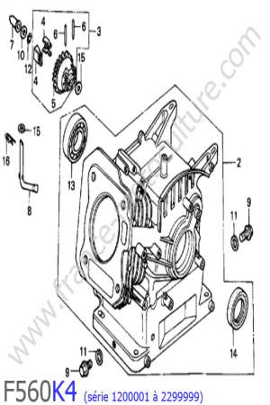 HONDA - F560K4-1 : Bloc moteur