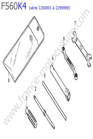 HONDA - F560K4-1 : Accessoires